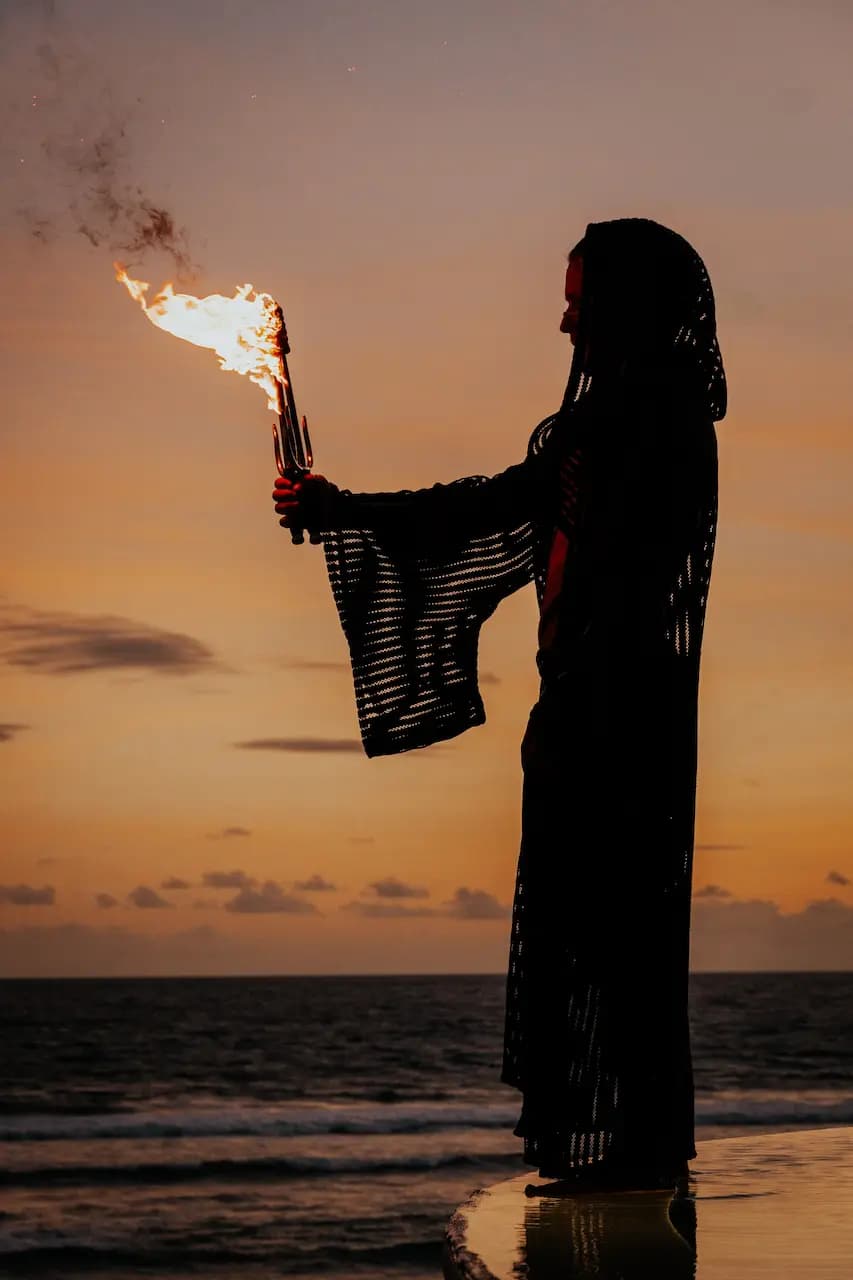 Evening tropical event